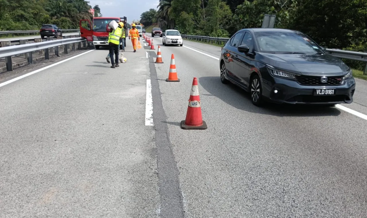 Roadflex H crack repair on the North–South Expressway