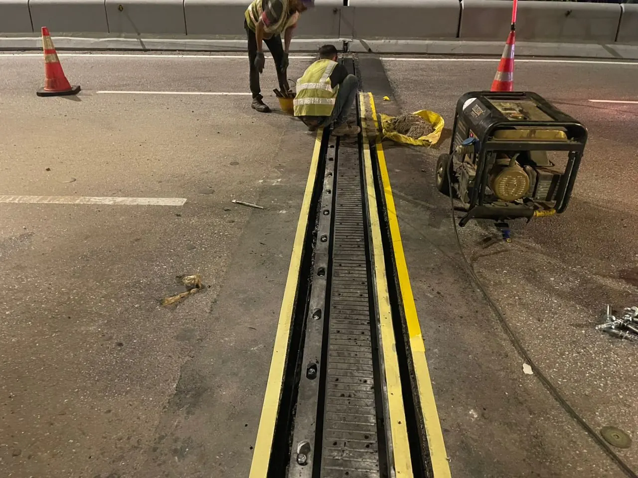 Elastomeric bridge joint installation